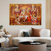 Glorious Shri Ram Darbar Wall Art & Paintings Clearance Sale